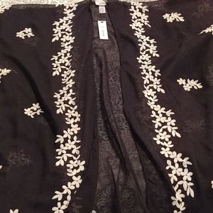 Kimono, by Sonoma,one size,Black with white